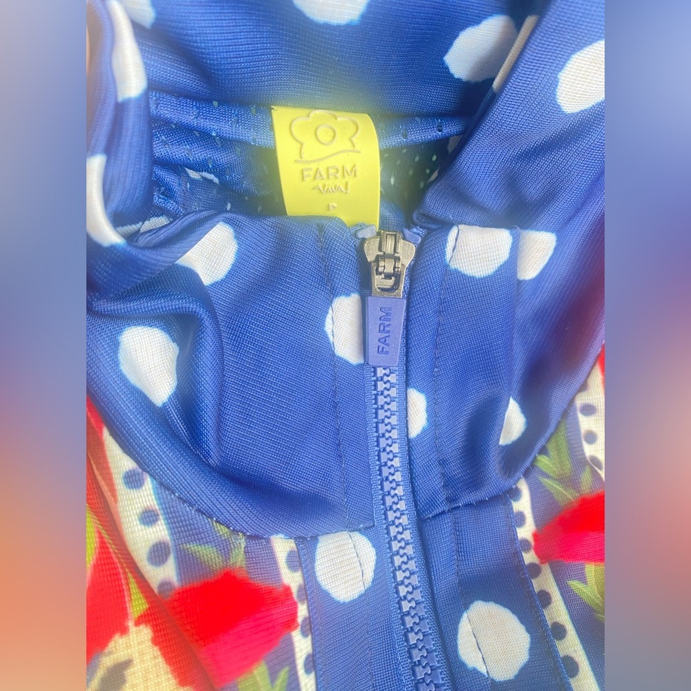 NEW Farm Rio Tropical Floral Jacket - Picture 10 of 12